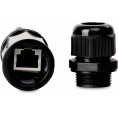 ŁĄCZNIK RJ45 GETFORT CAT.5E RJ45-G / RJ45-G ZEWNĘTRZNY