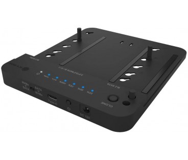 Stacja klonująca i dokująca IcyBox  IB-2915MSCL-C31 M.2 dla M.2 0NVMe i SATA 2,5/3,5 SSD/HDD