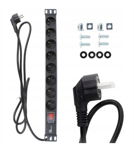LISTWA ZASILAJĄCA RACK 19 CALI GETFORT LGF-08-Z
