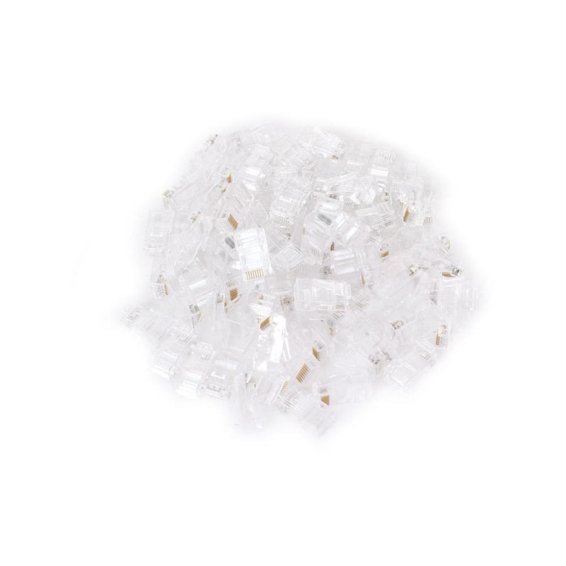 WTYK SIECIOWY PRZELOTOWY GETFORT RJ45 CAT.6 8P8C (100szt)