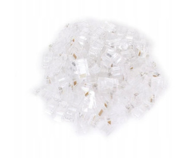 WTYK SIECIOWY PRZELOTOWY GETFORT RJ45 CAT.6 8P8C (100szt)