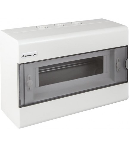 Rozdzielnica modułowa 1x12 natynkowa (N+PE) IP40 SRn-12