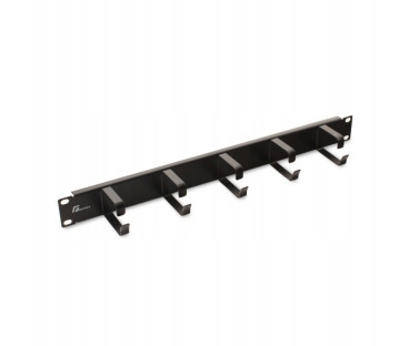 ORGANIZER KABLI 1U POZIOMY METALOWY OGF-MR GETFORT