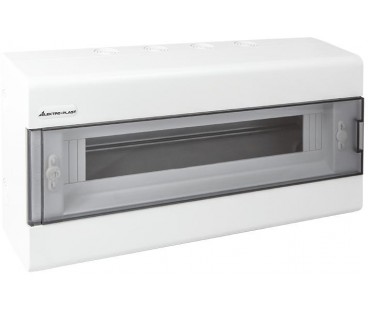 Rozdzielnica modułowa 1x18 natynkowa (N+PE) IP40 SRn-18 ELEKTRO-PLAST OPATÓWEK