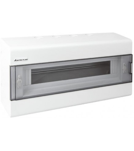 Rozdzielnica modułowa 1x18 natynkowa (N+PE) IP40 SRn-18 ELEKTRO-PLAST OPATÓWEK