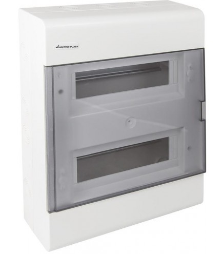 Rozdzielnica modułowa 2x12 natynkowa (N+PE) IP40 SRn-24