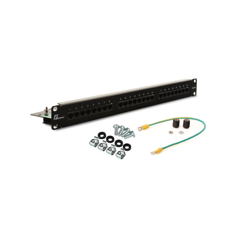 PATCH PANEL UTP CAT.5E 24 PORTY PGF-5EUTP24-B5 GETFORT