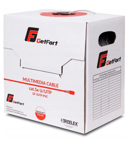 KABEL SKRĘTKA GETFORT PREMIUM CAT.5E U/UTP PVC 305m