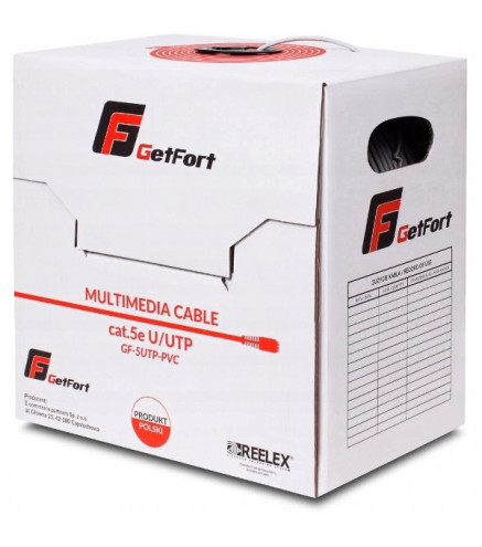 KABEL SKRĘTKA GETFORT PREMIUM CAT.5E U/UTP PVC 305m