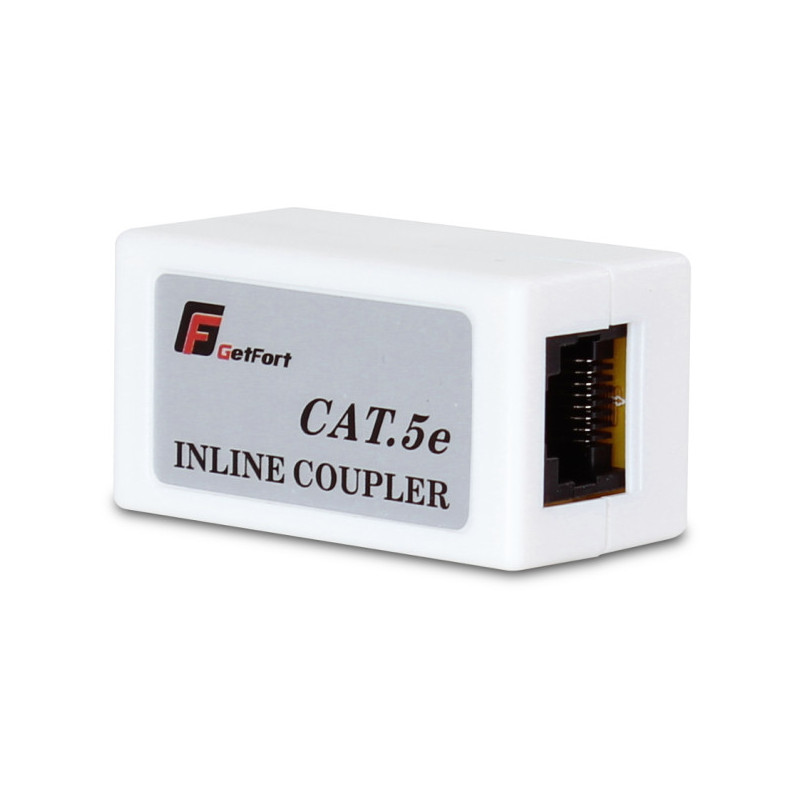 ŁĄCZNIK RJ45 GETFORT CAT.5e (beczka) RJ45-G / RJ45-G