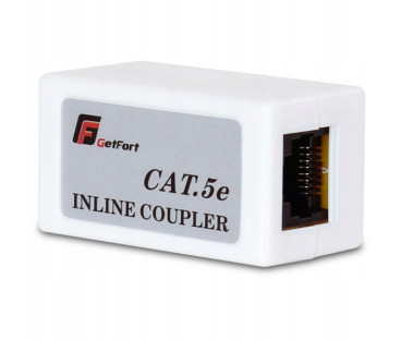ŁĄCZNIK RJ45 GETFORT CAT.5e (beczka) RJ45-G / RJ45-G