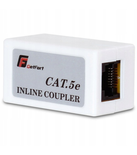 ŁĄCZNIK RJ45 GETFORT CAT.5e (beczka) RJ45-G / RJ45-G