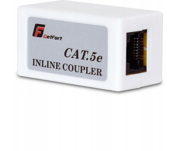 ŁĄCZNIK RJ45 GETFORT CAT.5e (beczka) RJ45-G / RJ45-G