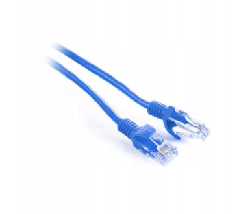 PATCHCORD SKRĘTKA GETFORT CAT.5E UTP 0,5m niebieski