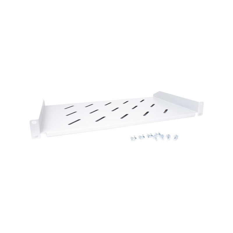 Półka rackowa uniwersalna Getfort 19 cali 1U 270mm Szara