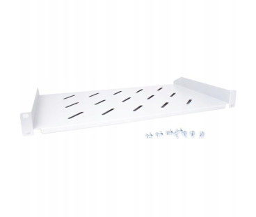 Półka rackowa uniwersalna Getfort 19 cali 1U 270mm Szara
