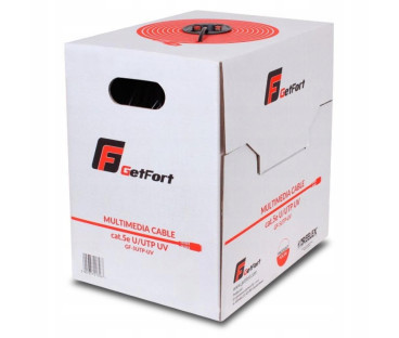 KABEL SKRĘTKA GETFORT PREMIUM CAT.5E U/UTP UV SUCHY 305m
