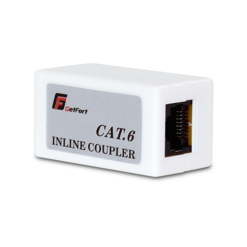 ŁĄCZNIK RJ45 GETFORT CAT.6 (beczka) RJ45-G / RJ45-G