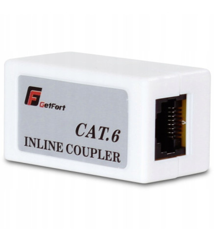 ŁĄCZNIK RJ45 GETFORT CAT.6 (beczka) RJ45-G / RJ45-G