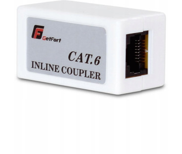 ŁĄCZNIK RJ45 GETFORT CAT.6 (beczka) RJ45-G / RJ45-G