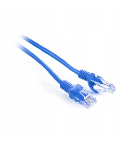 PATCHCORD SKRĘTKA GETFORT CAT.5E UTP 0,25m niebieski