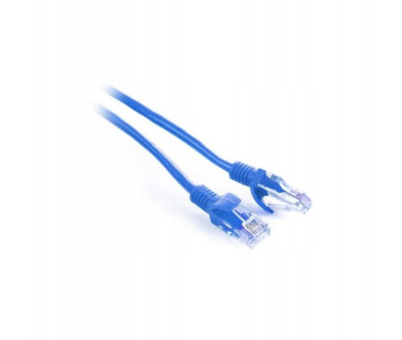 PATCHCORD SKRĘTKA GETFORT CAT.5E UTP 0,25m niebieski