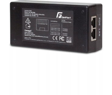 ZASILACZ ADAPTER POE GETFORT GF-48D500 48V 500MA