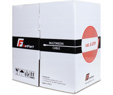 KABEL SKRĘTKA GETFORT CAT.6 U/UTP PVC 305m