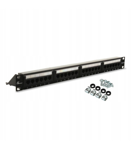 PATCH PANEL UTP CAT.5E 24 PORTY PGF-5EUTP24-B4 GETFORT