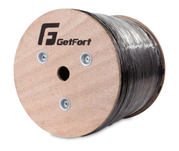 KABEL SKRĘTKA GETFORT CAT.5E U/UTP UV ŻELOWANY 305m | Alarmista.pl