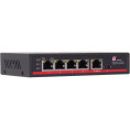 SWITCH POE GETFORT 4GE+1GE 90W (POE-IN)