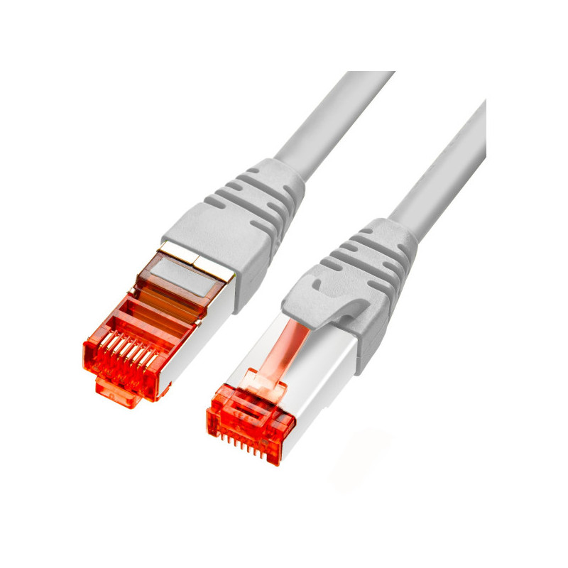 PATCHCORD SKRĘTKA GETFORT CAT.6A S/FTP LSOH 0,5m szary