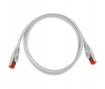 PATCHCORD SKRĘTKA GETFORT CAT.6A S/FTP LSOH 0,5m szary