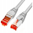 PATCHCORD SKRĘTKA GETFORT CAT.6A S/FTP LSOH 1m szary