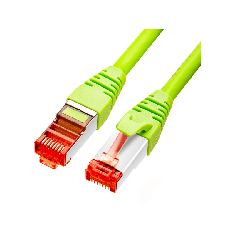 PATCHCORD SKRĘTKA GETFORT CAT.6A S/FTP LSOH 0,5m zielony