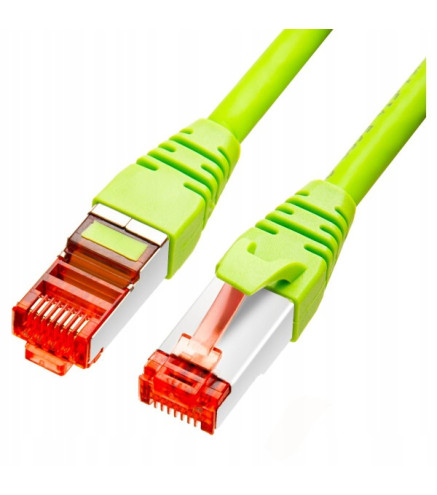 PATCHCORD SKRĘTKA GETFORT CAT.6A S/FTP LSOH 0,5m zielony