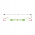 PATCHCORD SKRĘTKA GETFORT CAT.6A S/FTP LSOH 0,5m zielony