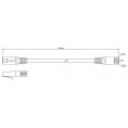 PATCHCORD SKRĘTKA GETFORT CAT.5E UTP 2m czerwony