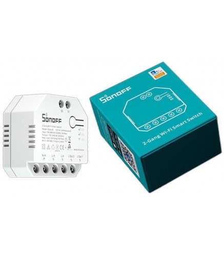 SONOFF sterownik 2-kanałowy roletowy 10A WiFi DUAL R3