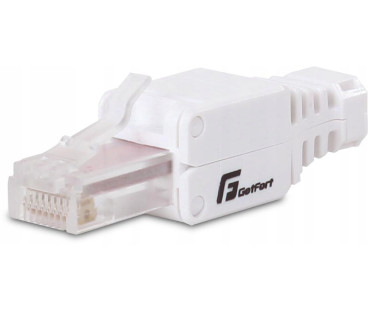 WTYK MODULARNY BEZNARZĘDZIOWY GETFORT RJ45 CAT.6 UTP 8P8C