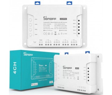 SONOFF sterownik 4-kanałowy 10A NO/NC/Beznapięciowy WiFi 4CHPROR3