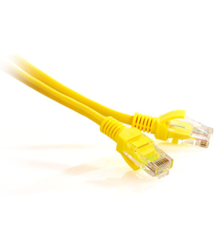 PATCHCORD SKRĘTKA GETFORT CAT.5E UTP 5m żółty