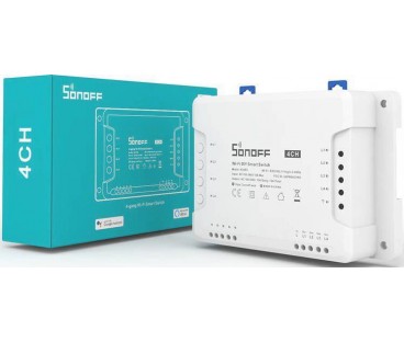 SONOFF sterownik 4-kanałowy 10A NO/NC/Beznapięciowy WiFi 4CHPROR3