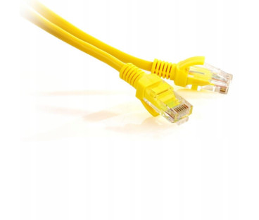 PATCHCORD SKRĘTKA GETFORT CAT.5E UTP 5m żółty