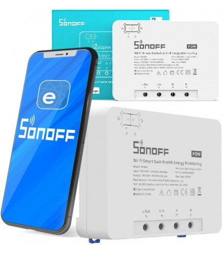 SONOFF sterownik 1-kanałowy 25A WiFi POWR3