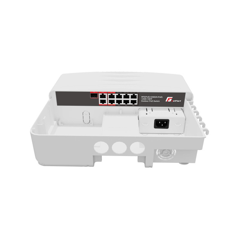 SWITCH POE GETFORT 6FE+2GE+2GB+1SFP OUTDOOR IP65