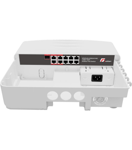 SWITCH POE GETFORT 6FE+2GE+2GB+1SFP OUTDOOR IP65