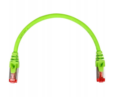 PATCHCORD SKRĘTKA GETFORT CAT.6A S/FTP LSOH 0,25m zielony