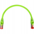 PATCHCORD SKRĘTKA GETFORT CAT.6A S/FTP LSOH 0,25m zielony