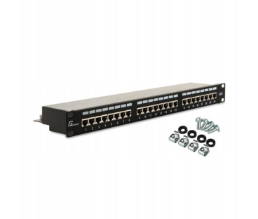 PATCH PANEL FTP CAT.5E 24 PORTY PGF-5EFTP24-B6 GETFORT
